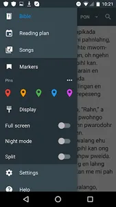 Pohnpeian Bible screenshot 1