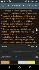 Pohnpeian Bible screenshot 8