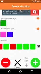 Gerador de ciclos screenshot 2