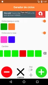 Gerador de ciclos screenshot 3