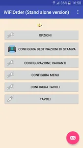 Commands waiter WifiOrderSA screenshot 0