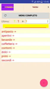 Commands waiter WifiOrderSA screenshot 5