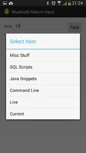 Bluetooth Macro Input screenshot 0