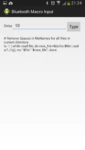 Bluetooth Macro Input screenshot 1