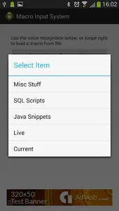Bluetooth Macro & Voice input screenshot 1