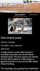 Safari List - Southern Africa screenshot 2