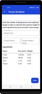 Bread Recipe Inventor screenshot 5