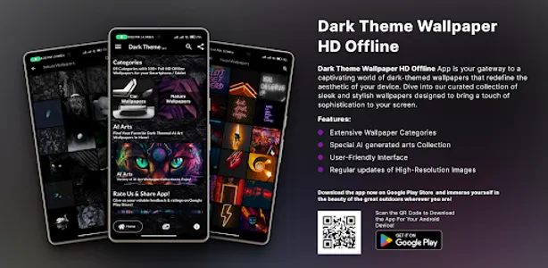 Dark Theme Wallpaper screenshot 4