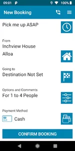 Buchan Town Cars - Alloa screenshot 1