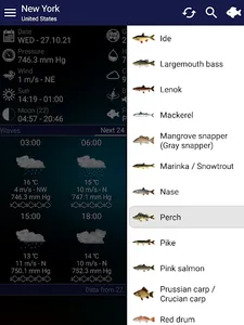 Fishing forecast screenshot 17