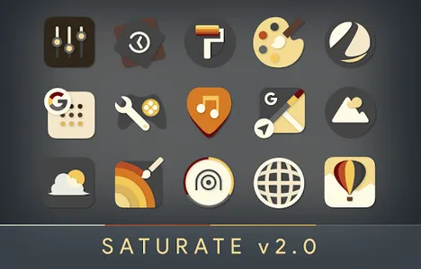 Saturate - Free Icon Pack screenshot 0