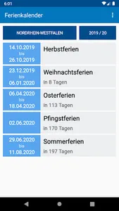 Ferienkalender screenshot 0