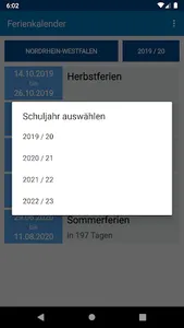 Ferienkalender screenshot 1