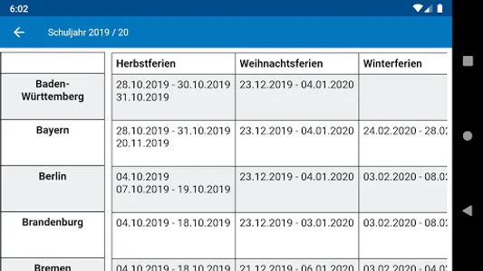 Ferienkalender screenshot 4
