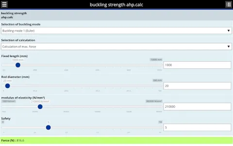Hydraulics calculator screenshot 6