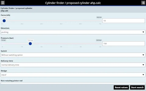 Hydraulics calculator screenshot 7