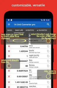 1A Unit Converter pro screenshot 2