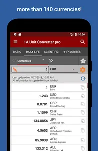 1A Unit Converter pro screenshot 3