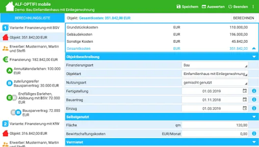 ALF-OPTIFI Baufinanzierung screenshot 15