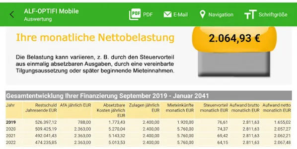 ALF-OPTIFI Baufinanzierung screenshot 5
