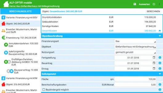 ALF-OPTIFI Baufinanzierung screenshot 8