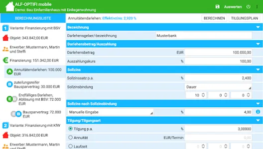 ALF-OPTIFI Baufinanzierung screenshot 9