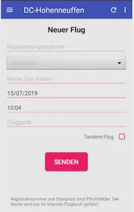 DCH-Flugbuch screenshot 0
