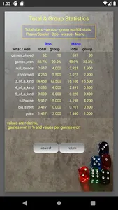 Game10000  dice game screenshot 2