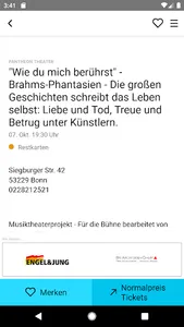 Kulturticket Bonn screenshot 1