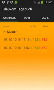 Glaucom Diary screenshot 0