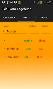 Glaucom Diary screenshot 1