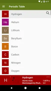 Periodic Table (Chemistry) screenshot 4