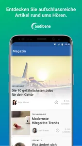 Die offizielle audibene App screenshot 2