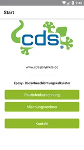 Epoxy-Bodenbeschichtungskalkul screenshot 0