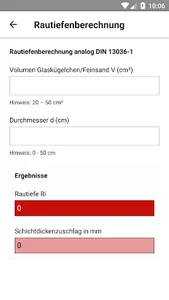 Epoxy-Bodenbeschichtungskalkul screenshot 1