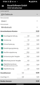 HOAI Honorar-Schnell-Rechner screenshot 0