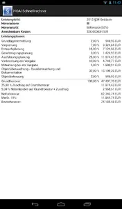 HOAI Honorar-Schnell-Rechner screenshot 4