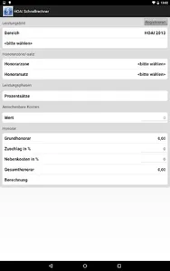HOAI Honorar-Schnell-Rechner screenshot 5