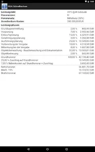 HOAI Honorar-Schnell-Rechner screenshot 7