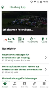 Herzberg-App screenshot 1