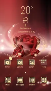 Magical Roses Theme screenshot 3