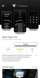 Sport Super Car Theme screenshot 1