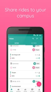 campusride screenshot 1