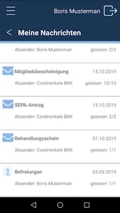 Continentale BKK - ServiceApp screenshot 7