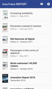InnoTrans Report screenshot 1