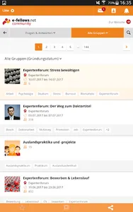 e-fellows.net to go: Studium,  screenshot 10