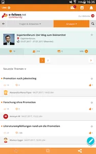 e-fellows.net to go: Studium,  screenshot 11