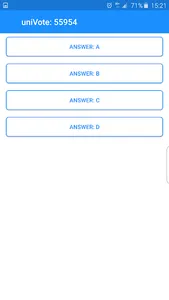 uniVote screenshot 1