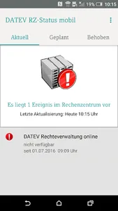 DATEV RZ-Status mobil screenshot 1