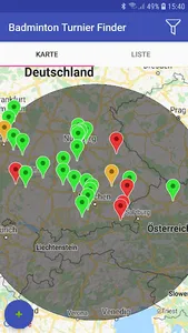 Badminton Turnier Finder screenshot 0